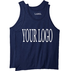 Custom Manufacturer Blank Fitness Sports <b>Muscle</b> Round Neck Loose 100% Cotton Men's Tank Tops For Summer <b>Vest</b> Sleeveless Tank Top - Product Image 4