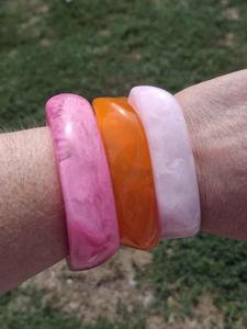 Pulseras y Brazaletes de Resina para Mujer, Nueva Colección, Joyería Estilo Ángel para Fiestas y Bodas, Alta Calidad - Product Image 6