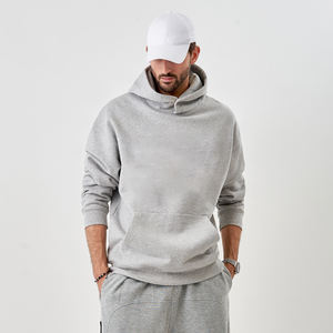 Novedad 2025, Todas las Colores, 100% Algodón, Sudadera con Capucha y Cordón Frontal, Mangas Largas, Puños y Bajo Elásticos, Talla Grande - Product Image 1