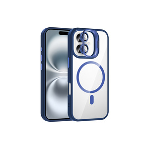 Coque de luxe en silicone Netzy Série Etro pour iPhone 11 Pro 16 Plus avec support intégré et protection d'objectif pour MagSafe INS - Product Image 1