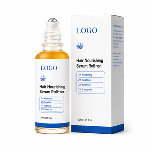 Suero para el Crecimiento del Cabello con Romero, Aceite de Ricino, Extracto de Angélica y Sophora, Masajeador para el Cuero Cabelludo, para Cabello Fino, 30 ml - Product Image 1