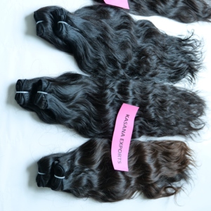 Fabrique en gros brut pas cher 100% indien Bundle cuticule aligné traitement vierge aucun tissage couleur Extensions de cheveux humains - Product Image 4