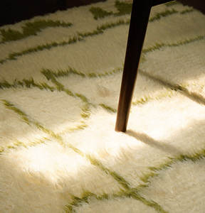 Alfombra de lana Bohemia hecha a mano moderna, diseños geométricos elegantes, corredor de felpa para el hogar, espacio elevado, precio de fábrica, tejido a mano - Product Image 2