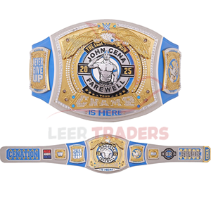 John Cena Chia Tay Tour 2025 Dallas Spinner Vô Địch Tiêu Đề Vành Đai Đấu Vật Cho Người Lớn Kích Thước 2Mm 4Mm Mạ Kẽm - Product Image 2