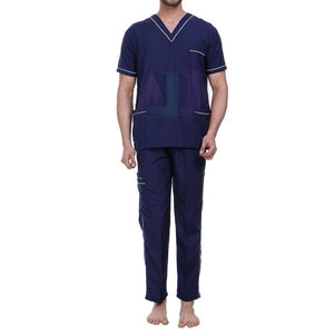 Conjunto de Uniforme Médico de Algodón Ecológico Ligero y Activo para Hombre con Material Absorbente de Humedad y Uso Cómodo - Product Image 1