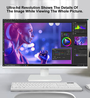 Monitor LED Blanco de 23.8, 27 y 32 Pulgadas IPS FHD 4K VGA HD AV USB TV RCA para Cirugía, Endoscopia, Hospital, Consultorio Médico y Trabajo