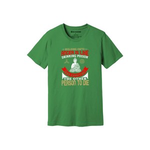100% Cotton T-Shirt with Buddha Themes Print Casual Style 12 Color Options 160-180 Heavy GSM Customizable Design Placement - Product Image 3