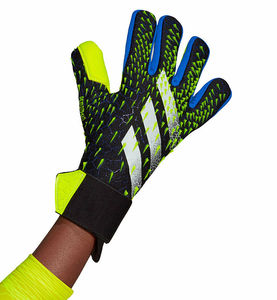 Gants de gardien de but de football professionnels unisexes en cuir de qualité de protection de football appropriés à l'extérieur avec logo personnalisé - Product Image 5