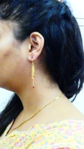 ชุดสำหรับงานแต่งงาน925เงินสเตอร์ลิงเครื่องประดับชุบทองอัญมณีหลากสีสำหรับผู้หญิงต่างหูแบบห้อย - Product Image 5