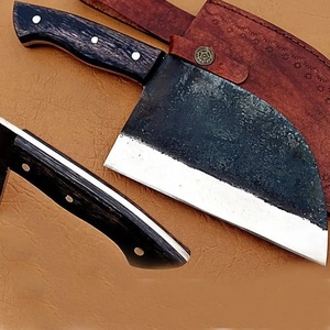 Cuchillo de Cocina Multifuncional JEXMOO, Hecho a Mano, de Acero al Carbono, con Funda de Cuero - Product Image 2
