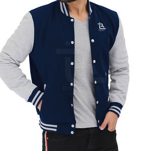 Top Quality Slim Fit Casual <b>Men</b> Letterman <b>Jacket</b> Customized Wholesale <b>Men</b> Cotton <b>Baseball</b> Lettermen <b>Jacket</b> - Product Image 4