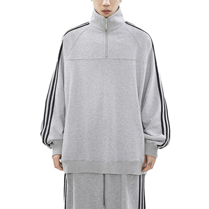 Chándal personalizado para hombre, conjunto de ropa de entrenamiento para correr, pantalones de chándal informales de pierna ancha y sudaderas con capucha, chándal para correr personalizado para hombre - Product Image 3