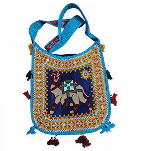 Camel Designer Qatar pays Broderie Femmes Vintage Fait Main Tissu Sac À Main Dames Cadeau De Mariage Fermeture À Glissière BG-1306A - Product Image 3