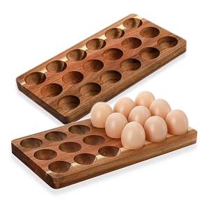 Plateau organisateur d'œufs en bois, finition supérieure, qualité supérieure, approvisionnement en vrac en usine - Product Image 2