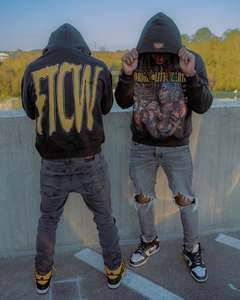 Custom Pullover Heavyweight Cotton Washed Hoodie Unisex French Terry Oversized Vintage Distressed Hoodies - Product Image 2