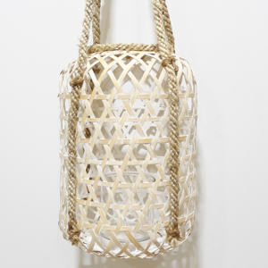 Artex Dong Thap Usine À La Main Marocaine En Osier Lanterne Rustique Boho Bougeoir pour Salon Jardin Décor - Product Image 6