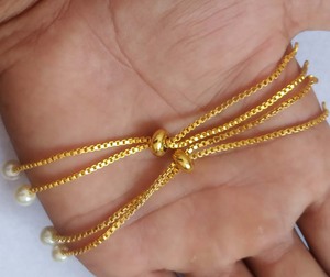 กำไลทองเหลืองธรรมชาติสีเทอร์ควอยซ์10มม. ปรับได้เครื่องประดับสำนักงานชุบทองเพชรของขวัญวาเลนไทน์สามี - Product Image 4