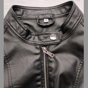 Chaqueta de Cuero Bomber para Hombre en Negro Brillante con Forro de Piel, Chaqueta de Cuero de Oveja Personalizada para Hombre, Chaqueta de Cuero Acolchada - Product Image 5