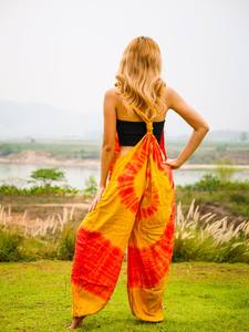 Nuevo vestido tradicional de verano de algodón y teñido para mujer - Product Image 2