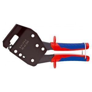 Alicates remachadores Knipex Punch Lock con mangos pulidos y empuñaduras multicomponentes para operación con una sola mano - Product Image 1