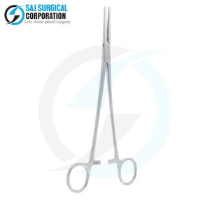 Pinzas profesionales para arteria Moynihan, abrazadera quirúrgica de acero inoxidable con mandíbulas curvas para hemostasia de cavidad profunda - Product Image 1