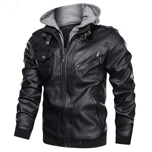 Best Selling Waterproof <b>Men</b> <b>Leather</b> <b>Jacket</b> Outdoor Wear Fashion Slim Fit Fashion <b>Leather</b> <b>Jacket</b> for <b>Men</b> - Product Image 1