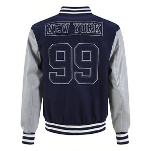 Veste universitaire classique pour homme 2025, style vintage, devant droit, respirante, coupe-vent, couture durable, veste en polyester/coton d'hiver - Product Image 2