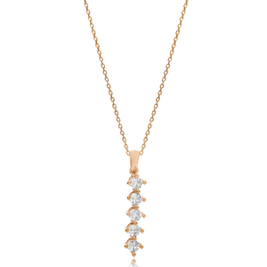Forme ronde Zircon cubique pierre délicate collier à breloques en gros turc 925 bijoux en argent Sterling - Product Image 1