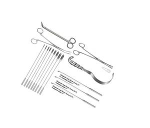 Fuente de alimentación manual de 16 piezas, suministro sanitario, juego de instrumentos quirúrgicos de vejiga, estándar de seguridad MOL - Product Image 5