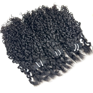 Calidad superior Pixel Curly Raw Hair Color natural 100% Extensiones de cabello humano vietnamita - Product Image 4
