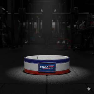 Cinturón de Piel Profesional Rexfit Sports para Levantamiento de Pesas, para Entrenamiento de Fuerza y Gimnasio - Product Image 1