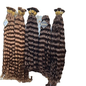Cabello crudo birmano vietnamita Cabello ondulado liso natural virgen sin procesar Vendedores Trama vietnamita Genius - Product Image 1