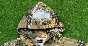 ชุดเซ็ตเสื้อฮู้ดลายพรางแขนยาวพร้อมซิปและกางเกงขาสั้นสำหรับผู้ชาย แบรนด์ North Side ผ้าโพลีเอสเตอร์ระบายอากาศได้ดี เหมาะสำหรับใส่ในฤดูใบไม้ร่วง - Product Image 6