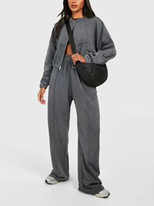 เสื้อวอร์มผ้าฝ้าย100% คุณภาพระดับพรีเมี่ยมสำหรับผู้หญิงเสื้อลูกไม้สำหรับฤดูหนาวพิมพ์โลโก้ใส่สบายพิมพ์ลายตามสั่ง - Product Image 5