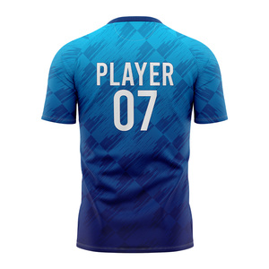 เสื้อฟุตบอลผ้าโพลีเอสเตอร์ระบายอากาศได้ดีน้ำหนักเบาพิมพ์ลายได้กำหนดเองโลโก้ด้านหน้าสำหรับผู้ใหญ่และหญิง - Product Image 3