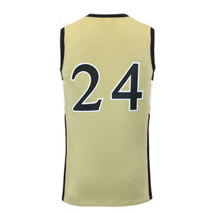 Ensemble d'uniformes de basket-ball rouge pour hommes uniformes de sport grande taille respirants vente en gros de vêtements de basket-ball rouges sublimés - Product Image 5