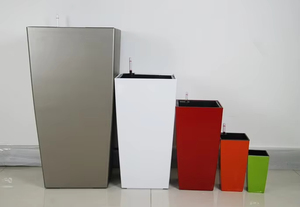 현대 스타일 수직 심기 실내 대형 광장 냄비 플라스틱 꽃 냄비 야외 macetas 식물 냄비 정원 - Product Image 6