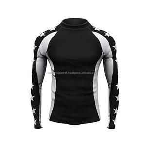 Nardon Apparel Custom Men Rash Guards Alta calidad BJJ MMA Men Rashguard Protección solar Secado rápido Surf Natación Rash Vest - Product Image 4