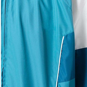 เซ็ตเสื้อแจ็กเก็ตและชุดวิ่งสองชิ้นทำจากโพลีเอสเตอร์ผ้าไนลอนออกแบบได้ตามที่ต้องการชุดกีฬากันลมชุดวอร์มสำหรับผู้ชาย - Product Image 6