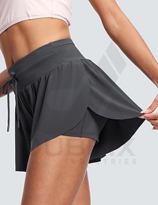 Short de planche 100% polyester Logo personnalisable autocollant couleur motif design short pour femme - Product Image 2