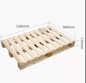 ชุดพาเลทไม้ยูโรขนาดเล็ก 6 ชิ้น แบบยังไม่เสร็จสมบูรณ์ สำหรับงาน DIY งานฝีมือ ตกแต่งสวนเทพนิยาย และจัดแสดงบนโต๊ะ (4" x 4") - Product Image 6