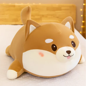 Cuscino Peluche Shiba Inu da 30 cm con Imbottitura in Cotone PP, Adorabile Giocattolo Morbido per Amanti dei Cani dai 14 Anni in su - Product Image 2