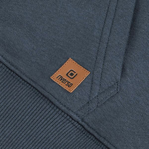 Sudadera de bolsillo de invierno sólido para hombre transfronterizo, Jersey 100% de algodón polar con capucha, ropa deportiva informal, transpirable de secado rápido - Product Image 3