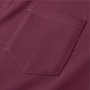 เสื้อโปโลผู้ชายแบบมีกระเป๋าหน้า สีแดงเบอร์กันดี ไซส์กลาง รับสั่งทำไซส์และดีไซน์ ราคาส่งถูก - Product Image 3
