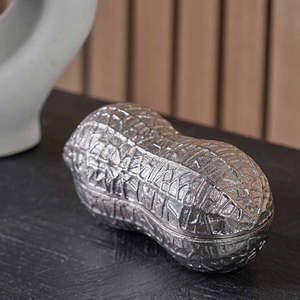 Antique Finish Handcrafted Aluminium Peanut <b>Bowl</b> Modern Luxury Wedding Decorative Serving Dish for Dry Fruit Snacks Spring - Product Image 5