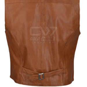 Fashion Custom Made Design <b>Leather</b> <b>vest</b> Wholesale Cheap Price Breathable <b>Leather</b> <b>vest</b> Made In Pakistan - Product Image 6