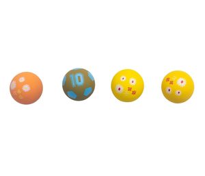Mini balones de fútbol de goma duraderos para niños coloridos IRIS para patio trasero y playa - Product Image 2