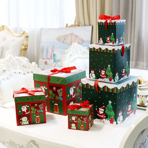 CAJA DE REGALO DECORATIVA DE NAVIDAD/SOLUCIÓN DE EMBALAJE FESTIVA/LISTO PARA ENVIAR A GRANEL - Product Image 5