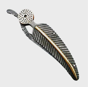 Couteau pliant à pointe tombante en acier Damas de qualité supérieure, personnalisé en gros, service OEM ODM, PRESTIGE BLADES, pour l'extérieur, garantie 1 an - Product Image 3