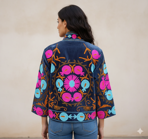 Plus Size Women's Autumn Knitted Velvet Elegant Long Sleeve Casual <b>Outwear</b> Solid Textured Single Button Fashion <b>Coat</b> - Product Image 3